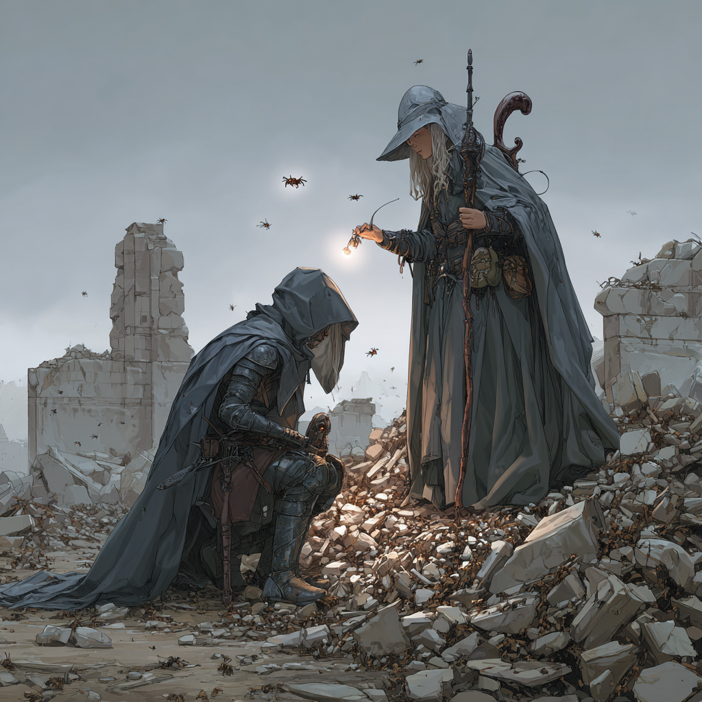 Investigating the rubble